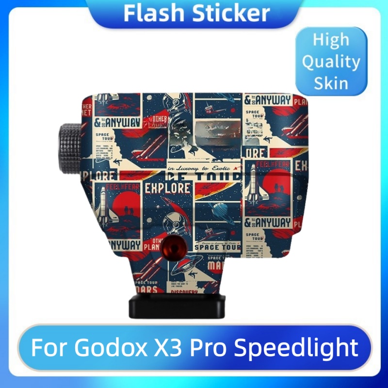Godox Speedlite Flash - Para godox x3 pro adesivo de
