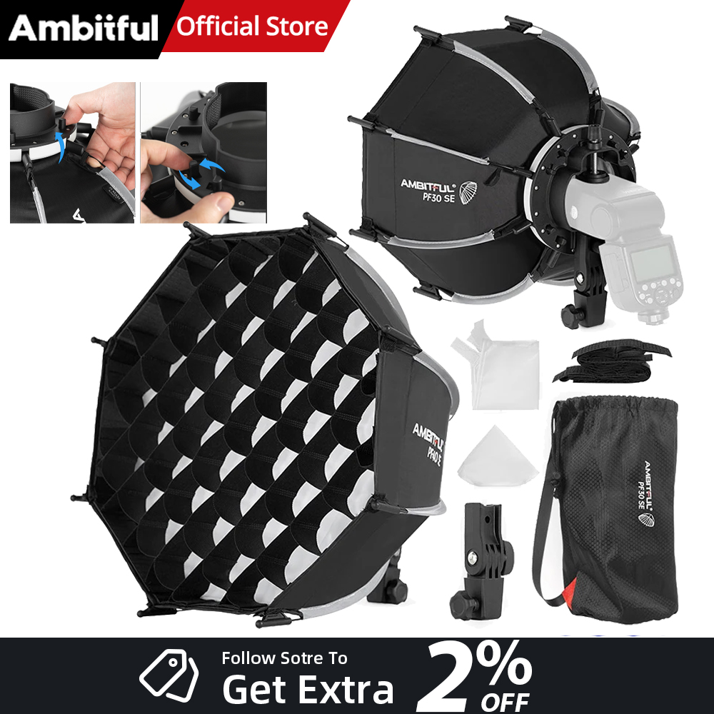 Godox Speedlite Flash - AMBITFUL PF30/PF40 30cm/40cm Mini Speedlite Portátil