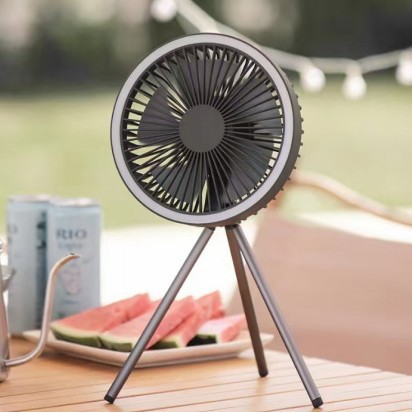 Stand Lighting Photography - Ventilador Portátil para Camping com Luz
