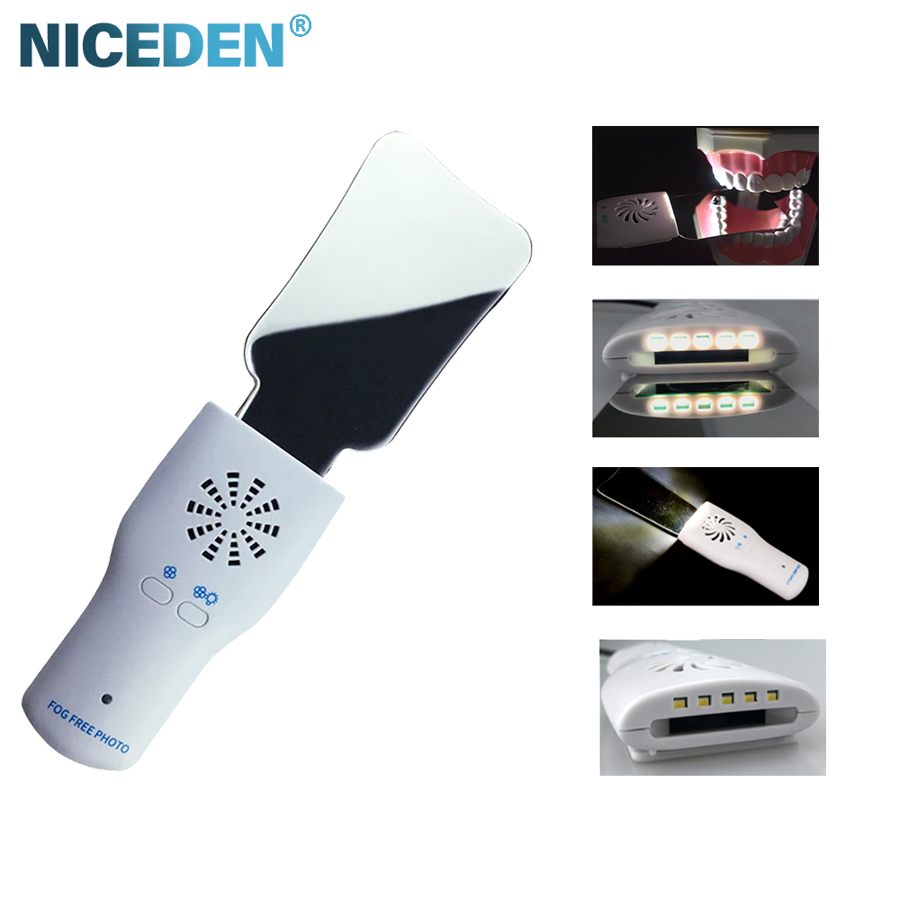 Photography Lighting Game - Conjunto de espelho dental antiembaçante, refletor
