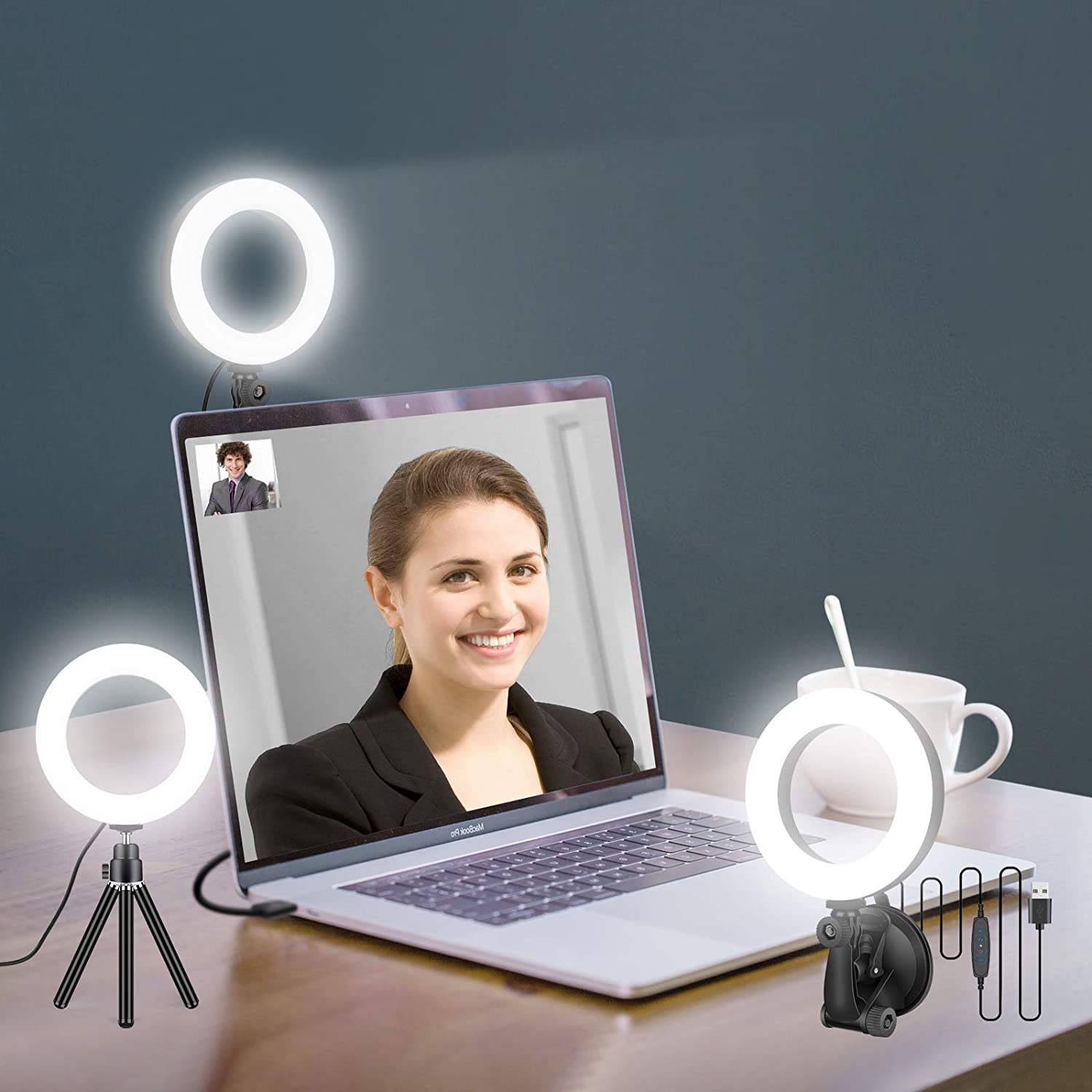 Stand Lighting Photography - Anel de luz de 16cm para