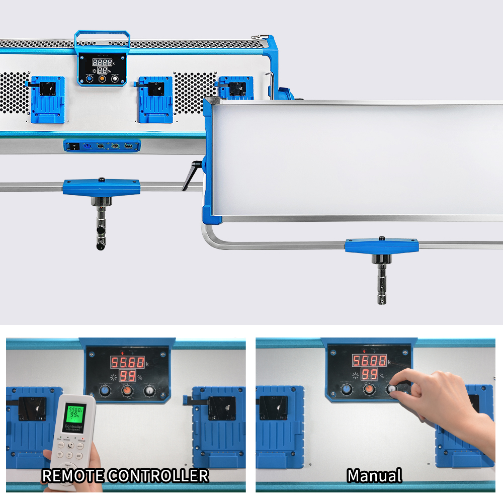 Photography Lighting Ai - YIDOBLO 500W Painel LED Bicolor Regulável