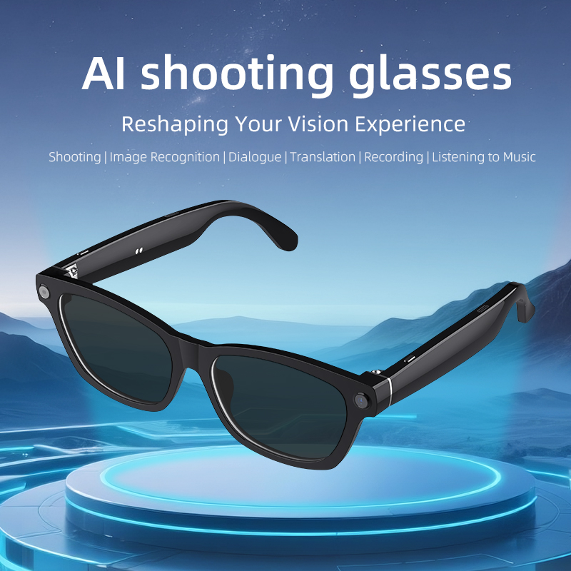 Photography Lighting Ai - Óculos inteligentes bluetooth ai, fones de
