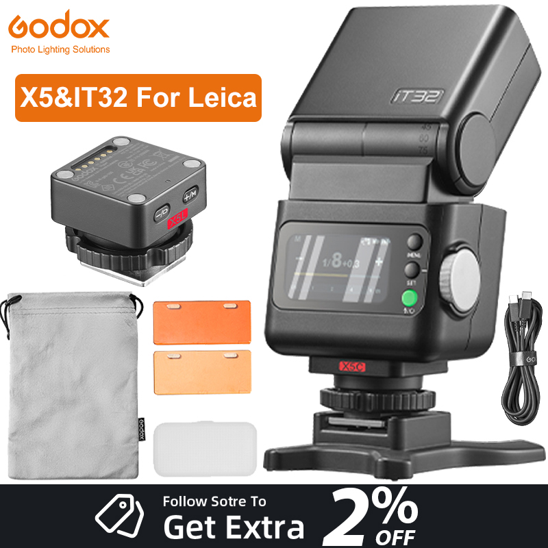 Flash Godox IFlash IT32 com pe - Godox Speedlite Flash avaliação e preço