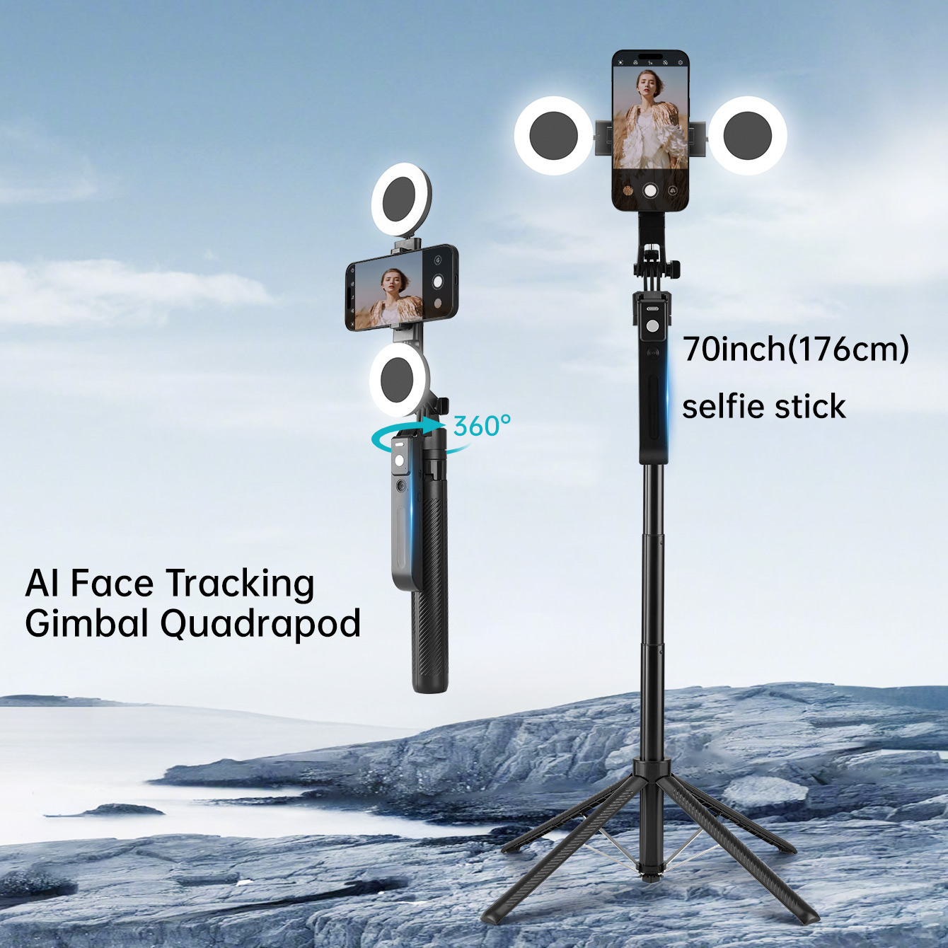 Novo Bastão de Selfie com Trip - Photography Lighting Ai avaliação e preço