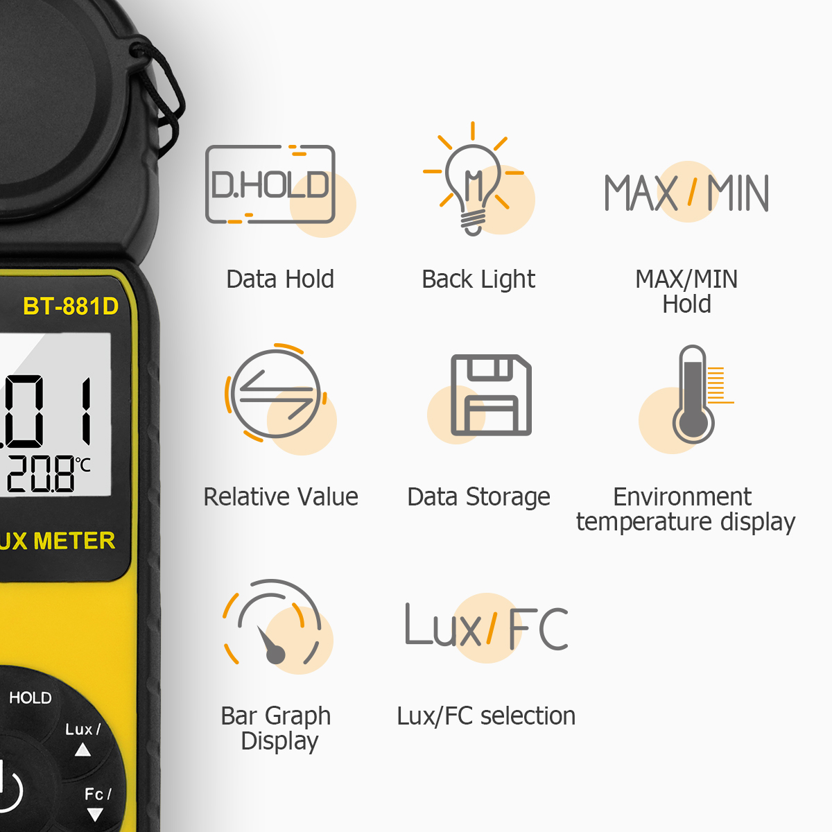 Medidor de lux digital portáti - Photography Lighting Meter avaliação e preço