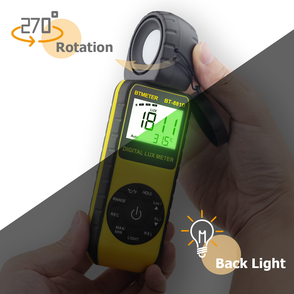 Medidor de lux digital portáti - Photography Lighting Meter avaliação e preço