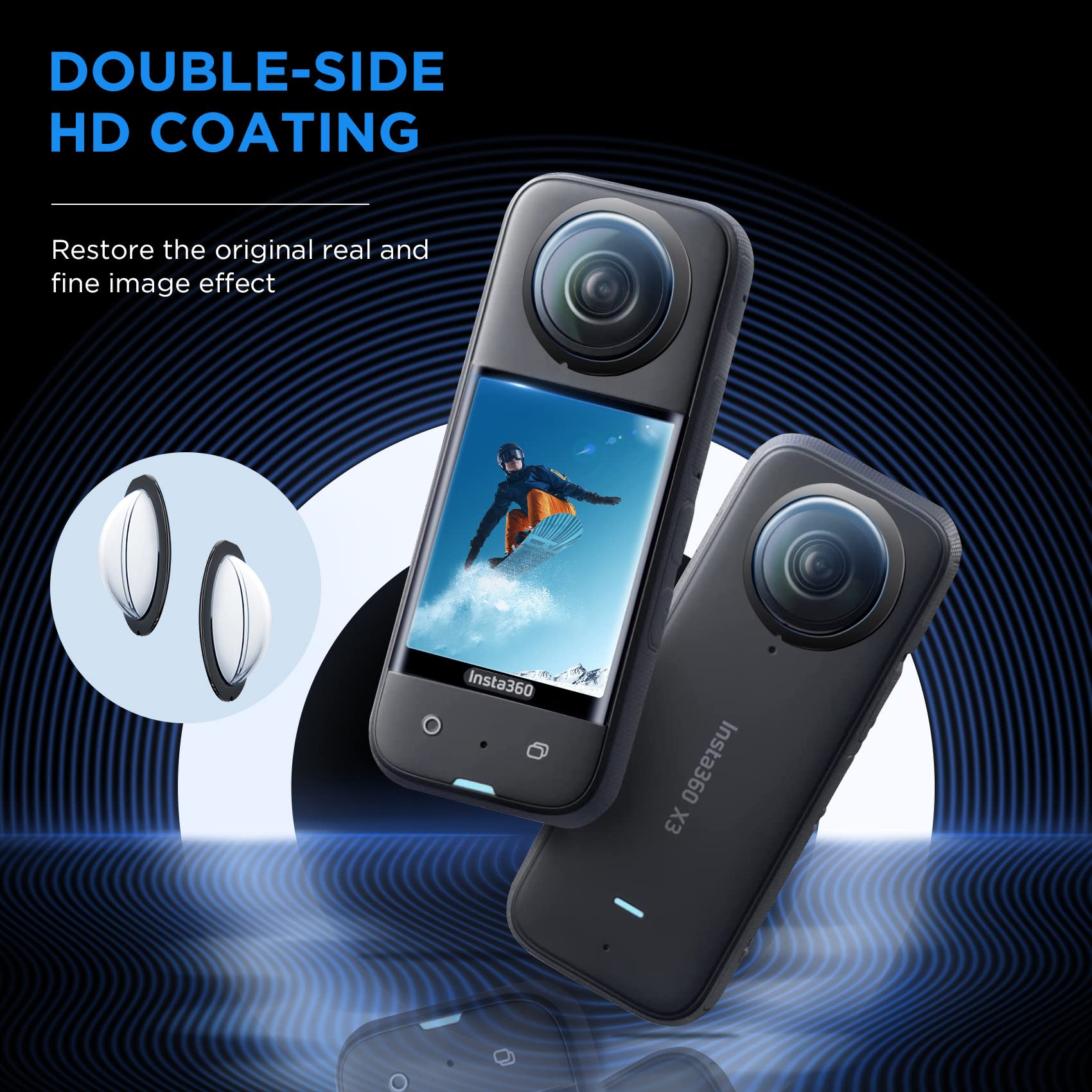 Protetor de lente para insta36 - Insta360 Camera X3 avaliação e preço