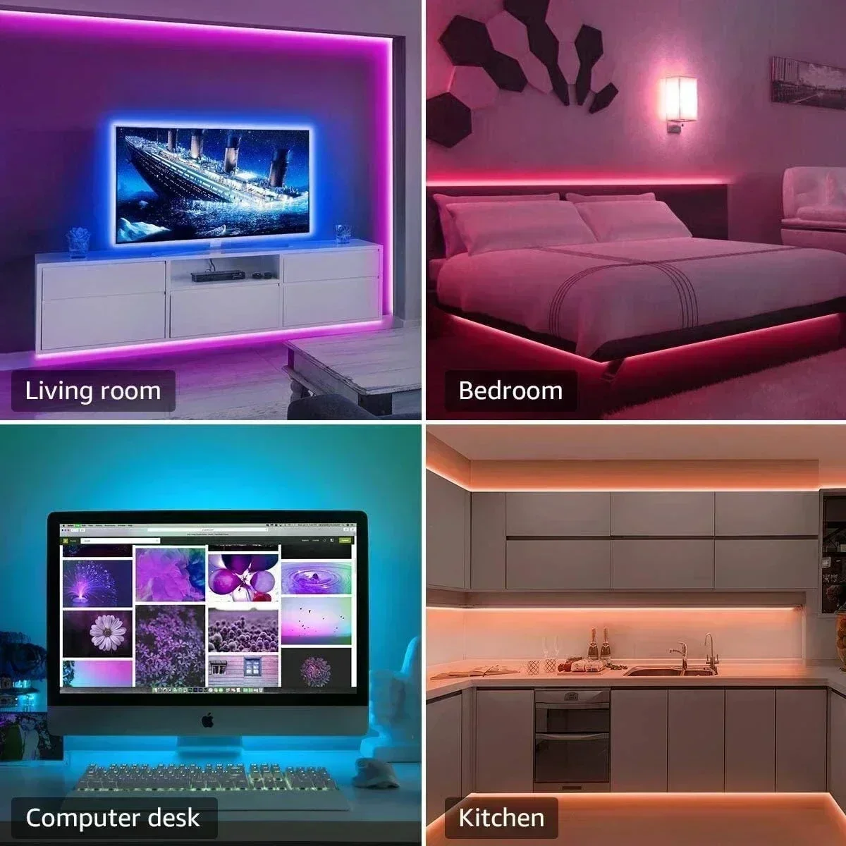 Faixa de luz led rgb inteligen - Photography Lighting Game avaliação e preço