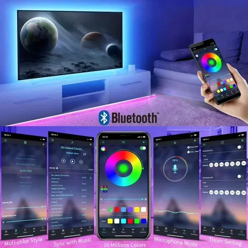 Faixa de luz led rgb inteligen - Photography Lighting Game avaliação e preço
