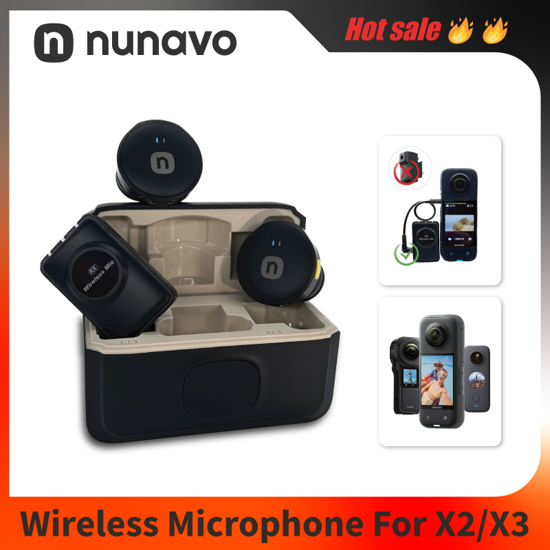 NUNAVO Microfone sem fio para  - Insta360 Camera X3 avaliação e preço
