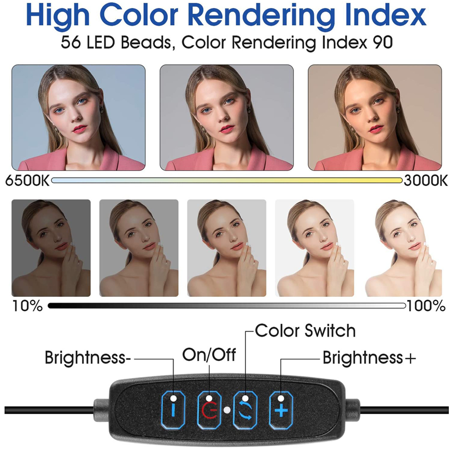 Anel de luz de 16cm para reuni - Stand Lighting Photography avaliação e preço