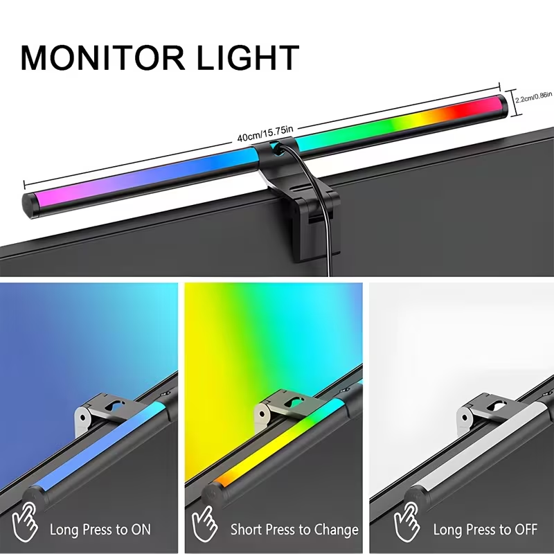 Barra de Luz LED para Monitor  - Photography Lighting Game avaliação e preço