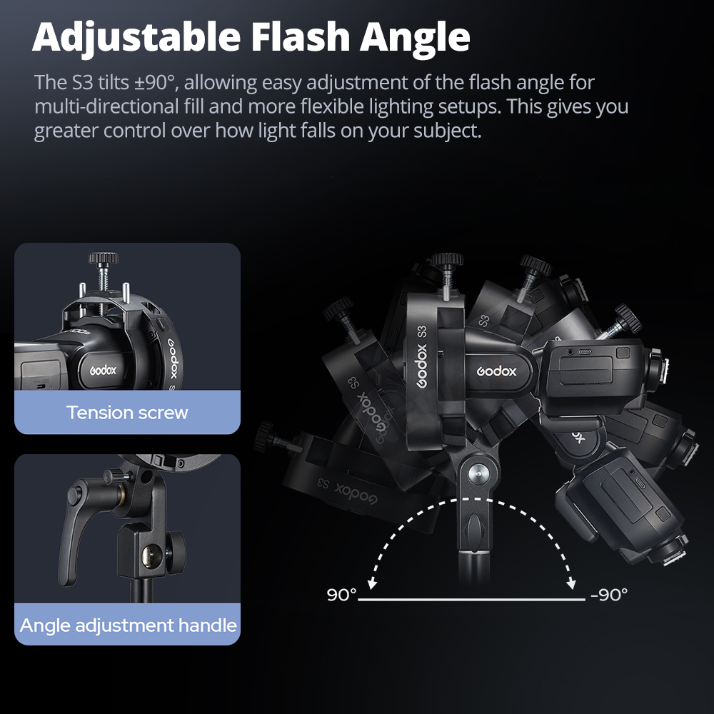 Suporte para Flash GODOX S3 co - Godox Speedlite Flash avaliação e preço