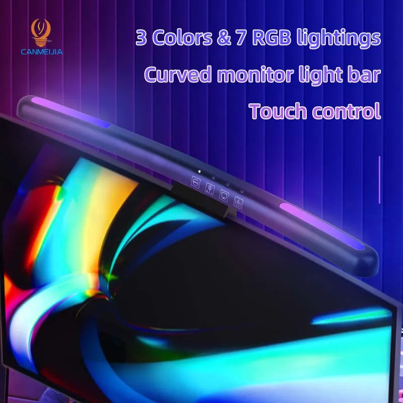 Curvo LED Monitor Light Bar, U - Photography Lighting Game avaliação e preço